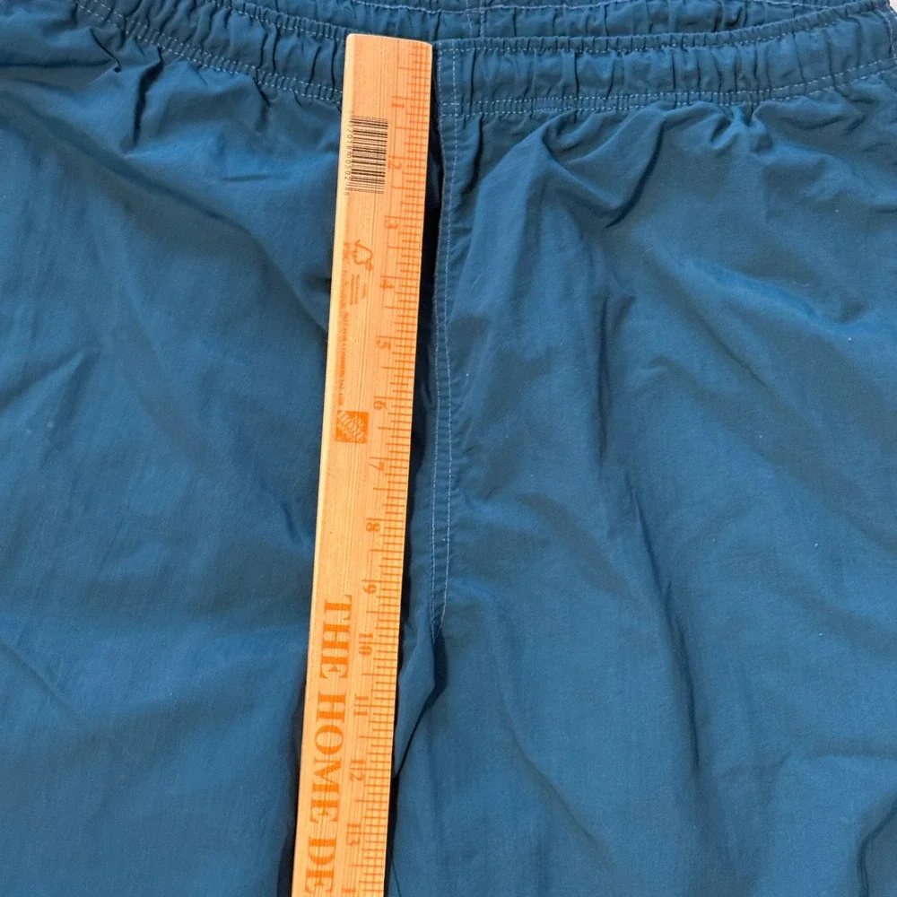 Lands' End Nylon Hiking Pants Women 10 Teal Elastic Waist Made in USA Outdoorsy - Picture 8 of 11